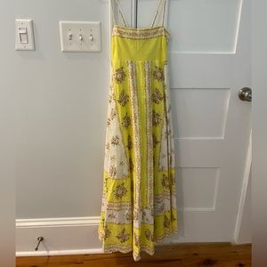 Alemais Midi Catalina Dress Yellow